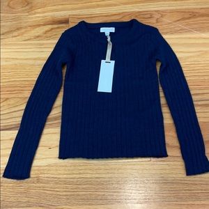 NWT Tuchinda merino wool ribbed top